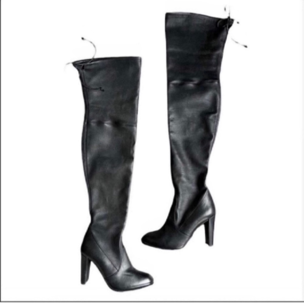 Stuart Weitzman leather highland over the knee boots size 6